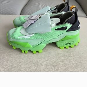 Reebok Green and Black Athletic Shoes